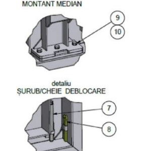 Usa metalica ALA cu doua canate PME2 2K - Imagine 3