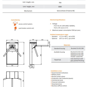 Turnichet Tripod Bastion M - Imagine 2