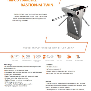 Turnichet Tripod Bastion M Twin - Imagine 3