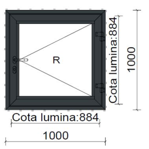Fereastră rezistentă la foc 90 minute – Mobilă - Imagine 3