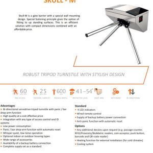 Turnichet Tripod Skull M - Imagine 2