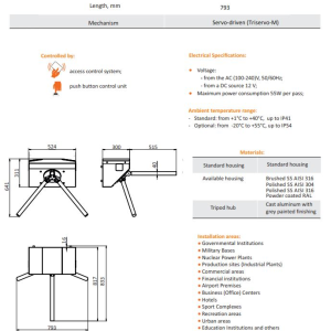 Turnichet Tripod Skull M - Imagine 3